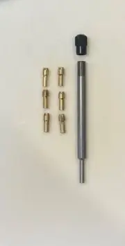 Rotary tool extension rod for Dremel bits. 5'' long.