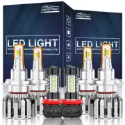 For Hyundai Sonata 11-2014 - 6x faros LED Hi/Lo Beam bombillas de luz antiniebla (for: BMW)