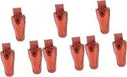 MERRYHAPY Leather Pruner Case for Scissors Durable PU Leather Tool Holder Pouch with Rivets Random Color for Gardeners and Professionals Easy to Carry and Use Random Color