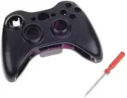 OSTENT Replacement Case Shell & Button Kit for Microsoft Xbox 360 Wireless Controller Color Black