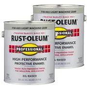 Rust-Oleum Professional High Performance Protective Enamel Paints, Light Machine Grey, 3.78 Litre (Pack of 2)