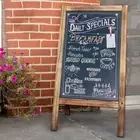 Double-sided A-Frame Sandwich Chalkboard Blackboard Magnetic Sign Message Boards