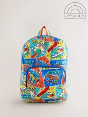 Little Bird by Jools Oliver Multi Back To School Rainbow Comic Backpack (F05836) | $46