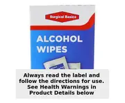 Surgical Basics Alcohol Cleansing Wipes 20 Pack