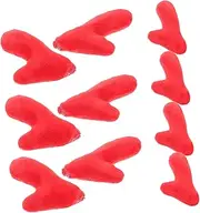 Cloth Dragon Horns Diy Materials 10pcs Plush Fabric Dragon Horn Hair Accessories for Headband Decor