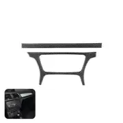 Carbon Fiber Center CD Control Panel Outer Frame Cover Trim for Audi Q3 2013-18 (for: Audi)