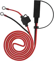 GLEAVI 1pc SAE Cable Extension Cord with Fuse Terminal Harness for Solar Battery Connection Quick Disconnect Design for Efficient Power Supply Compatible with Motorcycle Batteries