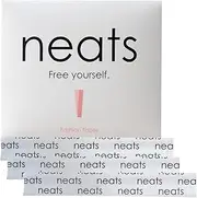 NEATS Fashion Tape, 48 Double-Sided Strips for Clothing and Body, Transparent Adhesive Dress Tape, Skin Friendly, Transparent