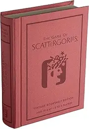 WS Game Company Scattergories Vintage Bookshelf Edition Board Game - Ages 96+ - 2-4 Players