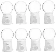 Zerodeko 8Pcs Candy Twisting Gumball Machine Candy Dispenser for Parties Fun Parent Interaction Develops Hand Eye Coordination for Birthdays and Celebrations