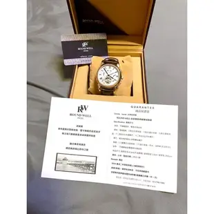ROUND WELL浪威錶皇家尊爵機械腕錶  全新錶帶 保證原廠公司貨