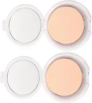 [Minkissy] Makeup Powder Puff Case 2pcs Face Powder Puff Box for Compact Portable Travel