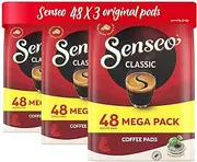 Senseo coffee Pads Classic, classical, Pack of 3, rich and Full-Bodied flavour, coffee, 144 Pads