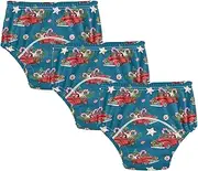 Caihoyu Baby Potty Training Pants Soft Cotton Boxer Briefs Underwear Training Panties for Toddler 4T Christmas Toy Model Truck Loaded with Sweets
