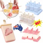 9 Cells Block Moulds Ice Cream Mold Icy Pole Jelly Pop Popsicle Maker Mould