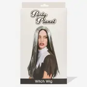 Halloween Black and White Witch Wig