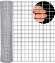 Hardware Cloth 8'' X 10' 1/4 in Galvanized Wire Mesh Roll (23 GA) Chicken Wire F