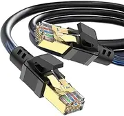 Cat 8 Ethernet Cable, TEKERA Heavy Duty High Speed Internet Network Cable, Professional LAN Cable Shielded in Wall, Indoor&Outdoor, CT0836