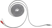 OSOLADY 3.5mm y Splitter Audio Cable Speaker Wire for Car Audio Systems Replacement Power Amplifier Cable