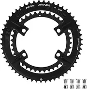 110 BCD Road Bike Chainring, Double 34T/36T/39T/50T/52T/53T 7075-T651 Aluminum Chainrings Compatible with Shimano R7100/R8100/R9100/R9200/4700/5800/6800 for 10/11 /12 Speed