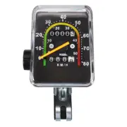 Universal Mechanical Odometer Bicycle Bike Speedometer MPH With Machine Hardware