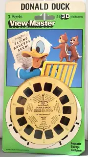 Walt Disney World Donald Duck View-Master Packet 3 Reels In 3D #3005