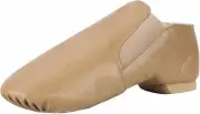 Dynadans Unisex PU Leather Upper Slip-on Jazz Shoe with Elastics for Women...