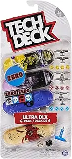 Tech Deck 96mm Fingerboards 4 Pack (Styles Vary - Style Picked at Random. One Set Supplied)