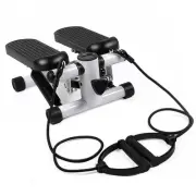 Mini Fitness Stepper w/ Bands LCD Monitor - Black