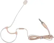 Lightweight Single Ear-Hook Condenser Microphone Mic 3.5mm Plug for Bodypack Transmitter BBZY
