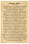 Wall Art Print Gettysburg Address Full Text, 12" x 18"