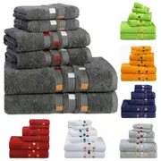 Combed Cotton Luxury Bath Towels Set Bathroom Towels Soft Absorbent