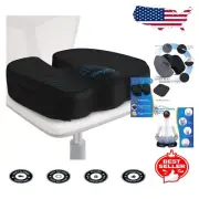 Portable Memory Foam Seat Cushion - Non-Slip and Machine Washable for All Chairs