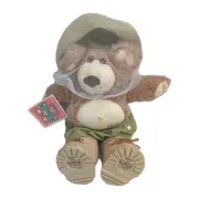 Vintage 1986 Xavier Roberts "Boone the Beekeeper" Furskins Bear #50046 - New