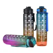 1 Liter Water Bottle Motivational Sport Water Bottle Leakproof Drinking Bottles