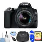 Canon EOS 250D/Rebel SL3 with 18-55mm f/3.5-5.6 III Lens - Essential 32GB Bundle