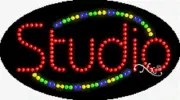 BRAND NEW “STUDIO" 27x15 OVAL SOLID/ANIMATED LED SIGN w/CUSTOM OPTIONS 24127