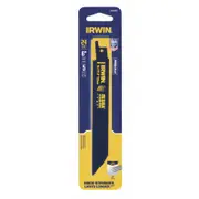 Irwin 6" 24TPI Bi-Metal Thin Metal Cutting Reciprocating Saw Blade - 5 Pack