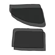 Magnetic Car Side Front Rear Window Sun Shade Cover Mesh Shield Protection USA (for: Ferrari)