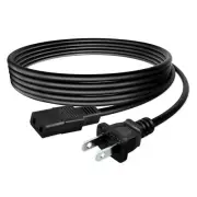 2-Prong Square AC Power Cord for Roland Jupiter 6 MD 8 RD 170 300 S 50 220 550