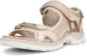 ECCO Women's Yucatan Sport Sandal 10-10.5, Limestone Nubuck
