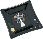 GlassOfVenice Murano Glass Square Decorative Plate - Tree Of Life