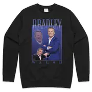 Bradley Walsh Homage Jumper Sweater Sweatshirt Funny TV Presenter UK Legend Icon Retro Gift CrewneckHoodie sweatshirt