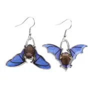 Blue Bat Earrings Jewelry Women Girl Fashion Jewelry