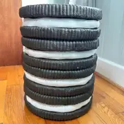 OREO COOKIE Stool Side Table Tik Tok Viral Homegoods tjmaxx NEW- See Pictures