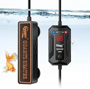 hygger Smart Mini Aquarium Heater 100W for 10-26 Gallons, Desktop Betta Submersible Fish Tank Heater with Intelligent Temperature Control and 5 Safety Protections