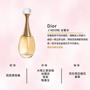 【Dior 迪奧】J’adore真我宣言淡香水 50ml(國際航空版)