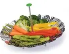 Progressive International Prep Solutions Steamer Basket, 9", Stainless Steel