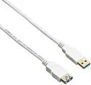 Elecom USB3-E15WH USB Cable Extension USB 3.0 (USB A Male to USB A Female)