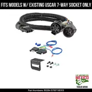 For 13-17 Buick Enclave 5 Pin Trailer Wiring Plug Fit w/ USCAR Plug Curt 5 Prong